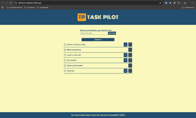 TaskPilot (Task Management App)